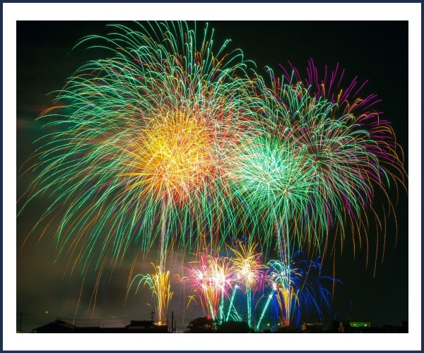 Saint Jean Saint Nicolas. Feu d'Artifice
