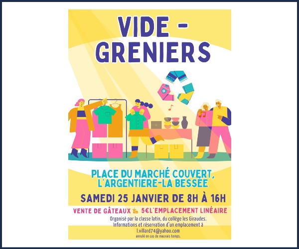 L'Argentière la Bessée. Vide Greniers
