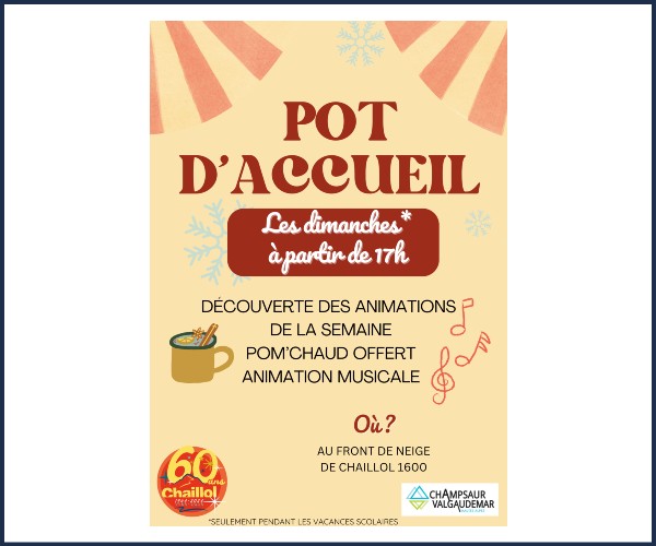 Saint Michel de Chaillol. Pot d'accueil