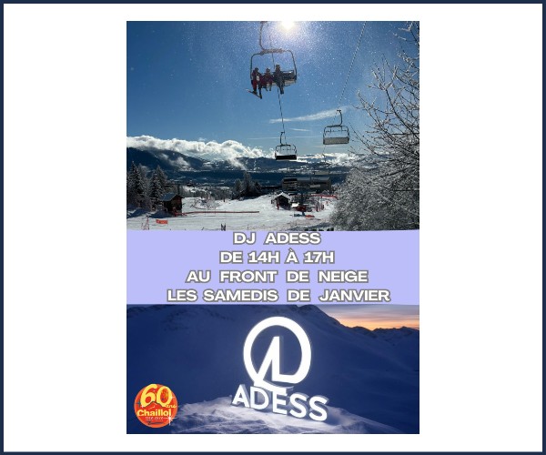 Saint Michel de Chaillol. DJ Adess au Front de neige
