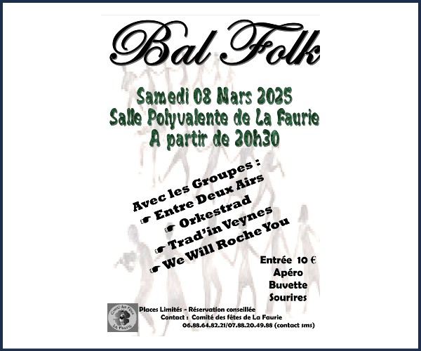 La Faurie. Bal Folk
