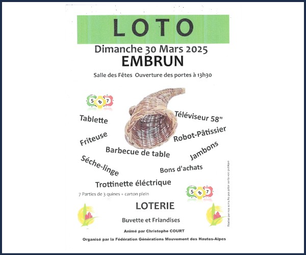 Embrun. Grand Loto