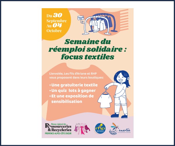 Semaine du Réemploi Solidaire : Focus Textiles des Hautes Alpes