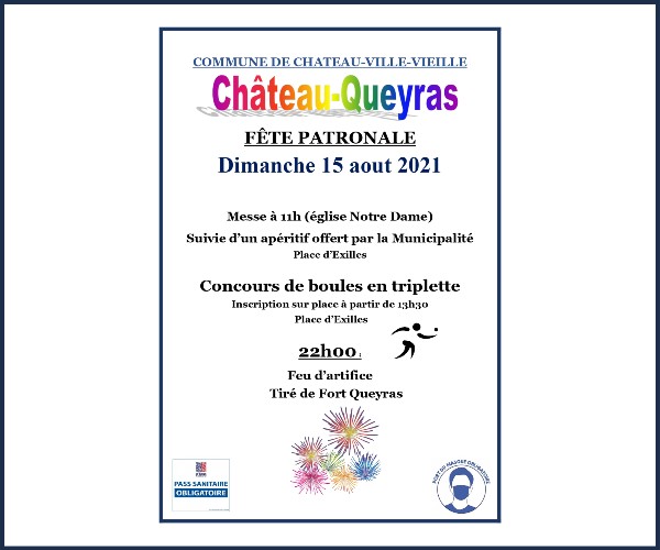 Château Ville Vieille. Fête Patronale de Château Queyras