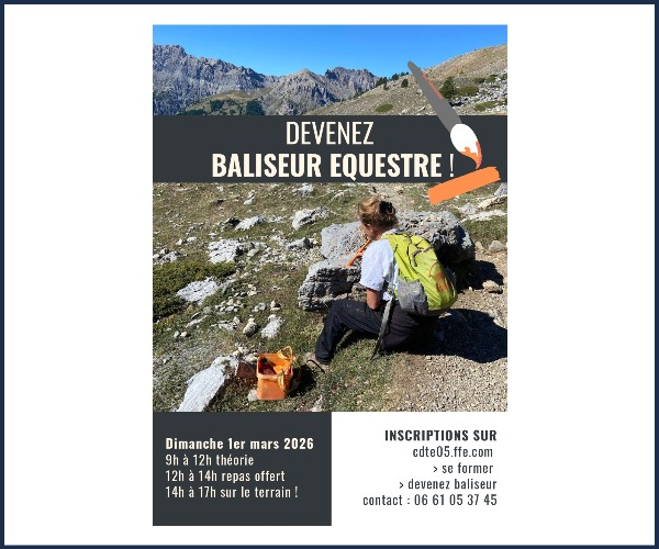 Gap. Formation Baliseur Équestre