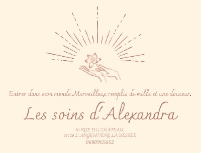 Les soins d’Alexandra L'Argentière