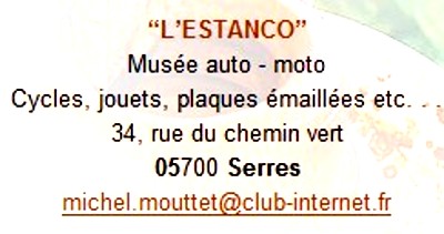 Musée auto moto l’Estanco